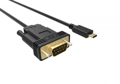 cablu-usb-type-c-la-vga-fullhd-60hz-18m-well Cablu USB Type C la VGA FullHD 60Hz 1.8m WELL - imagine 1