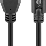 Cablu USB type C tata - USB 3.0 tata 3m negru Goobay