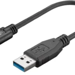 Cablu USB TYPE C - USB A 3.0 15cm sincronizare incarcare Super Speed 5Gbit/s cupru Goobay
