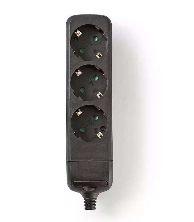 cap-prelungitor-nedis-3-prize-protectie-contacte-fara-cablu-negru Cap prelungitor Nedis 3 prize protectie contacte fara cablu negru - imagine 1