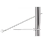 Coliere plastic strangere cabluri 292x3.5 mm transparent 100buc fixPoint