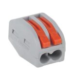 Conector universal 2x 0.75-2.5 mm rapid cu cleme portocaliu