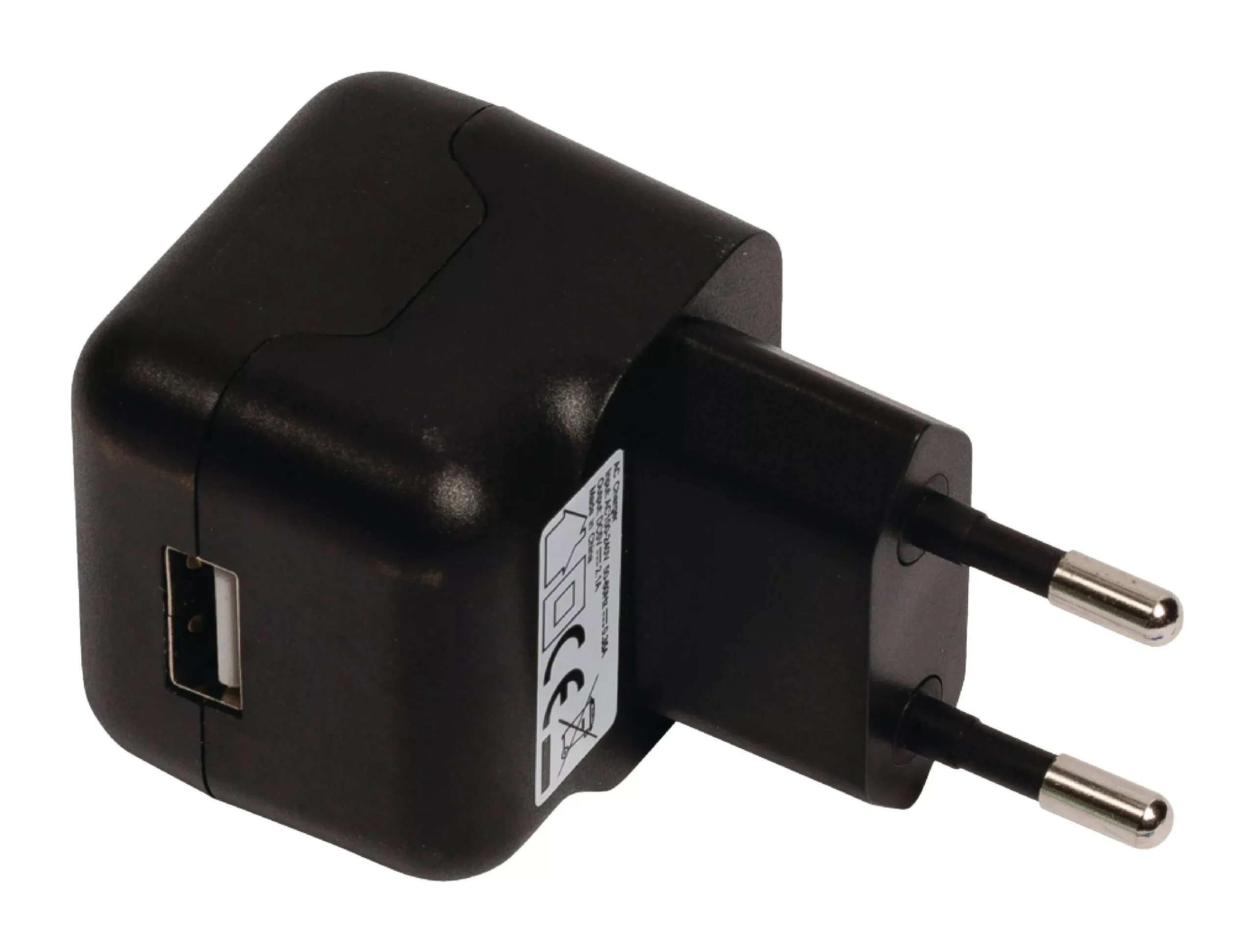 incarcator-21a-usb-a-mama-ac-alimentator-retea-negru-valueline Incarcator 2.1A USB A mama - AC alimentator retea negru Valueline - imagine 1