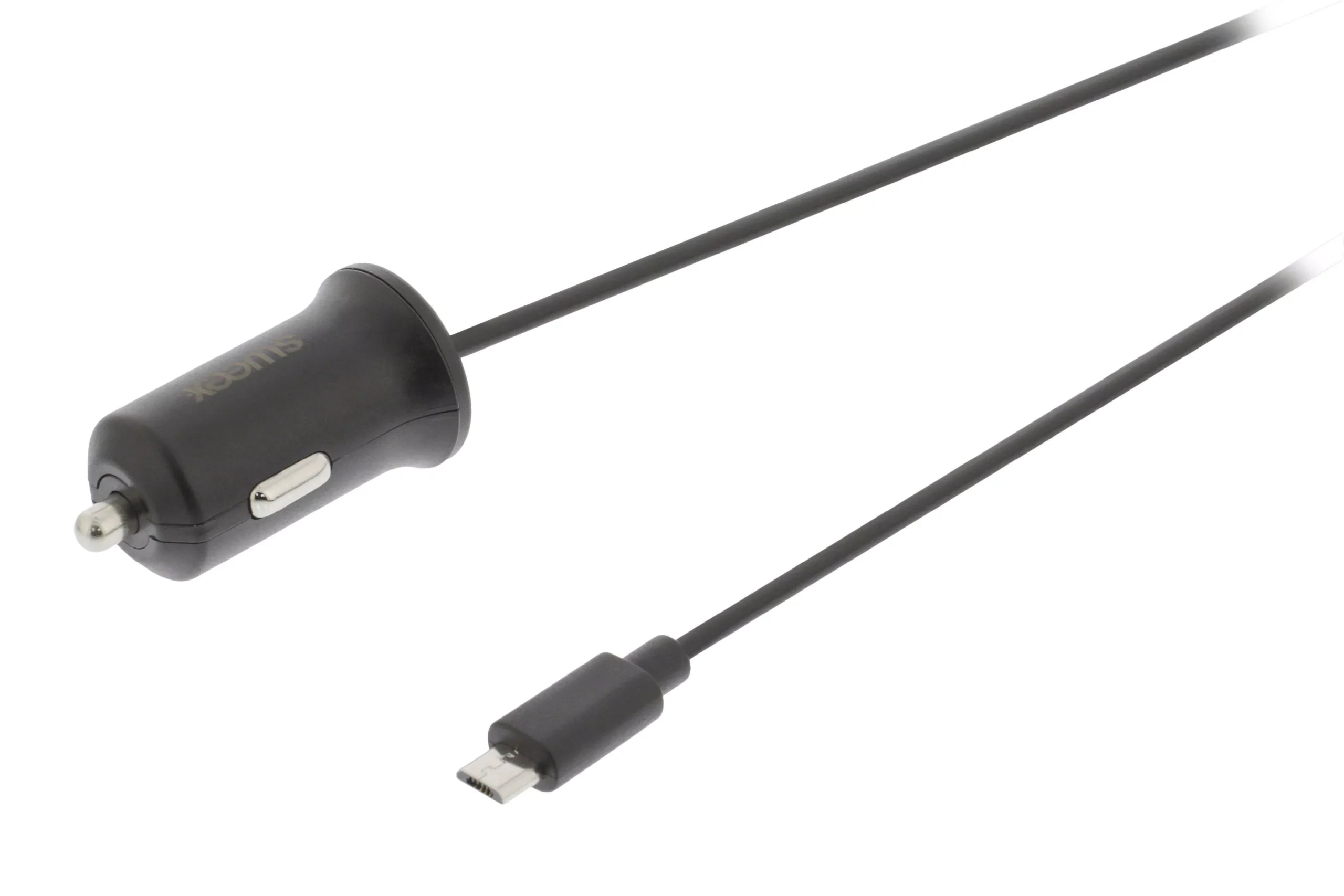 incarcator-auto-micro-usb-24a-negru-sweex Incarcator auto Micro USB 2.4A negru Sweex - imagine 1