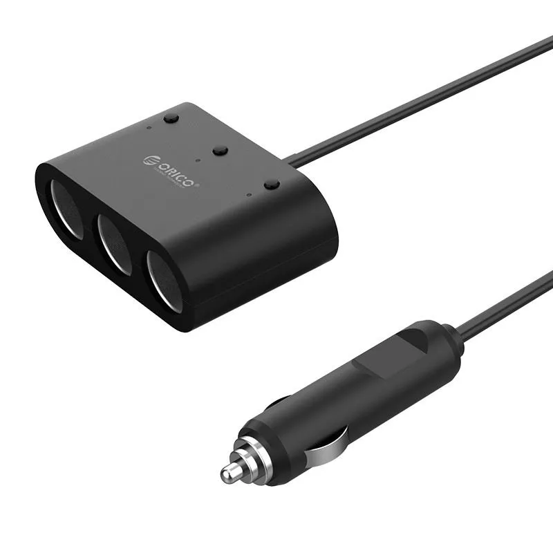 incarcator-auto-orico-mp-2u3s-3-port-uri-negru Incarcator auto Orico MP-2U3S 3 port-uri negru - imagine 1