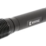 Lanterna cu carcasa din aluminiu neagra LED 10W Baterie tip C R14 Konig