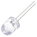 LED 10mm alb rece 10-15V 3000-4200mcd 30 Parte frontala convex OPTOSUPPLY OSW5DKA131A-12V