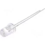LED 5mm portocaliu 1120-1560mcd 30 grade 10-15mA 12V OPTOSUPPLY OSO5JA5A31A-12V