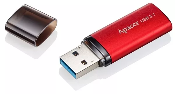 memorie-flash-usb-32-64gb-apacer-rosu-ah25b Memorie flash USB 3.2 64GB Apacer rosu AH25B - imagine 1