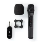 Microfon wireless Nedis 20 de canale 10 ore autonomie receptor negru