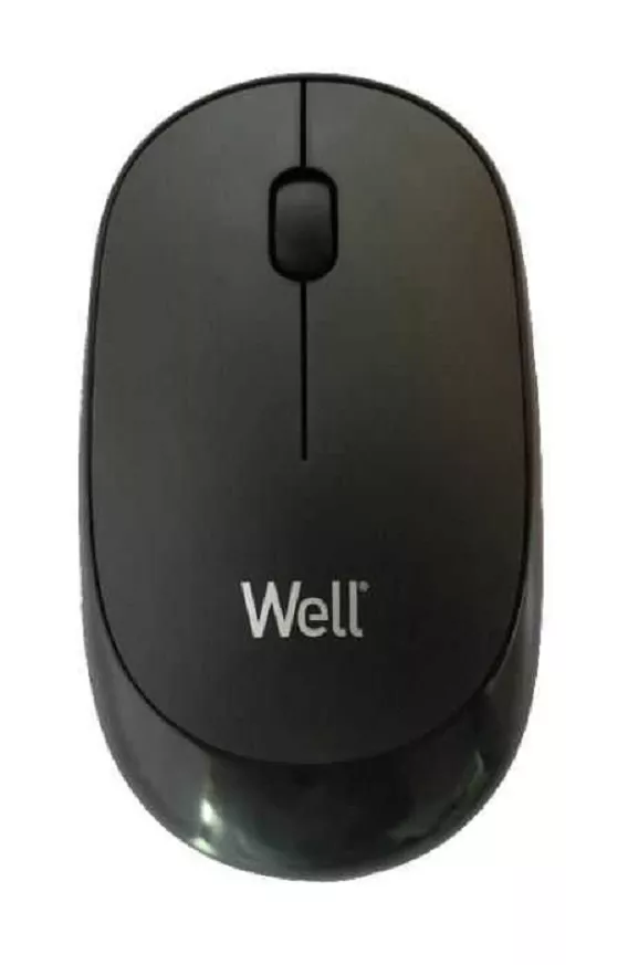 mouse-wireless-well-mw104-negru-usb Mouse wireless Well MW104 negru USB - imagine 1