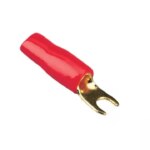 Papuc Terminal tip furca M4 20mm2 aurit izolat rosu ACV 30.4420-02