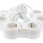 Prelungitor reglabil 5 prize 3m cablu 3xG1.5mm2 16A 3500W cu incarcator USB Well