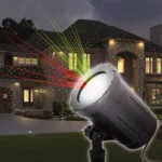 Proiector decorativ laser cu tarus verde/rosu IP44 240V