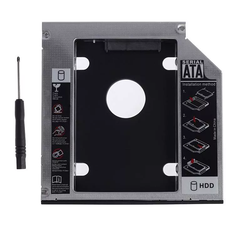 rack-adaptor-dvd-slim-sata-caddy-127mm-la-25-sata-hdd-ssd Rack adaptor dvd slim SATA caddy 12.7mm la 2.5" SATA Hdd/ SSD - imagine 1