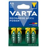 Set acumulatori AA Ni-MH 2100mAh Varta 4buc Ready to use