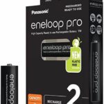 Set acumulatori AA NIMH 2500mAh R6 Eneloop PRO Panasonic 2buc BK-3HCDE/2BE