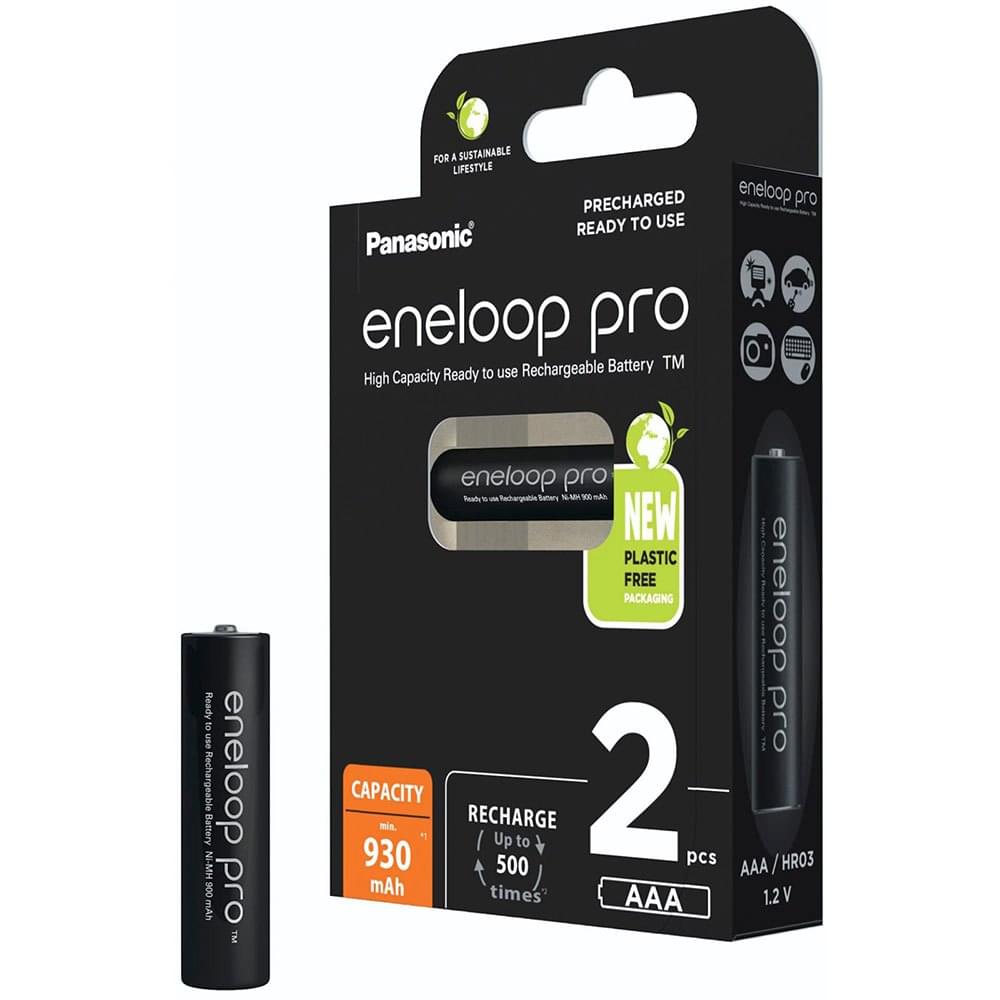 set-acumulatori-panasonic-eneloop-ni-mh-2x-aaa-r3-930ma-pro-2buc-bk-4hcde-2be Set acumulatori Panasonic Eneloop Ni-MH 2x AAA (R3) 930mA PRO 2buc BK-4HCDE/2BE - imagine 1