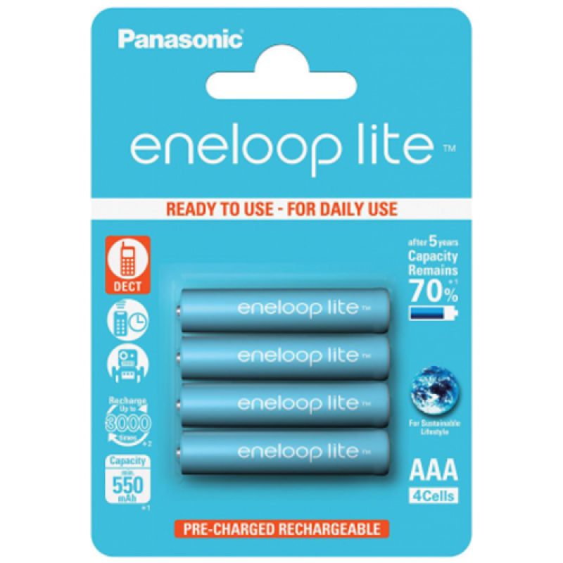 set-acumulatori-panasonic-eneloop-ni-mh-4x-aaar3-550ma-lite-power-4buc-bk-4lcce-4be Set acumulatori Panasonic Eneloop Ni-MH 4x AAA(R3) 550mA lite Power 4buc BK-4LCCE/4BE - imagine 1