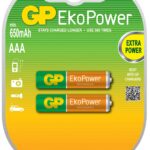 Set acumulatori R3 AAA 650mAh NiMH Eko 2buc/blister GP