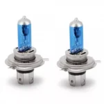 Set de 2 becuri Halogen H4 55W +50% Alb Xenon 12V Carguard