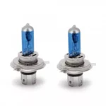 Set de 2 becuri Halogen H4 90W +110% intensitate Alb Xenon 12V Carguard