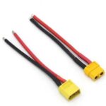 Set mufa XT60 tata-mama cu cablu siliconic