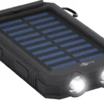 Solar PowerBank 8000mAh cu lanterna LED busola rezistent la socuri si apa Goobay