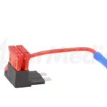 Splitter auto ATO 10A sigurante x2 1mm2 culoare rosu 4CarMedia