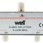 Splitter CATV 6 cai 5-2450Mhz Well