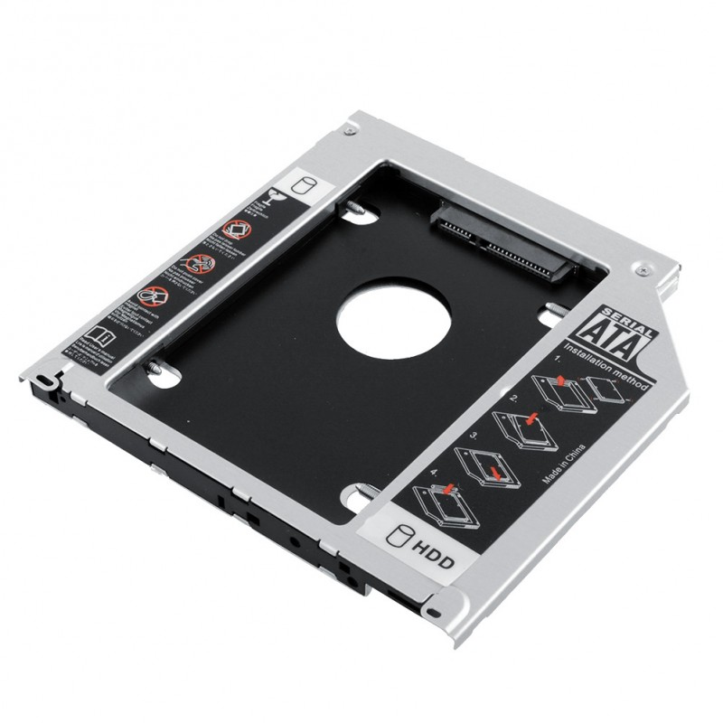 ssd-hdd-caddy-95mm-cadru-de-montare-pe-unitatea-hard-disk-25-inch SSD HDD CADDY 9.5mm Cadru de montare pe unitatea hard disk 2.5 inch - imagine 1