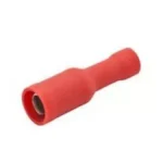 ST-050/R Terminal papuc rotund mama 4mm 0.5/1.5mm2 crimpat pe cablu rosu NINIGI