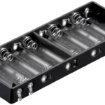 Suport baterie 10x AA R6 cu contacte pentru lipire Goobay