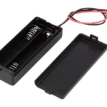 Suport baterii 2x AAA montare cu capac terminal cabluri 150mm COMF SBH-421-1A