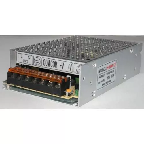 sursa-alimentare-in-comutatie-220vac-la-12vdc-100w-85a Sursa alimentare in comutatie 220VAC la 12VDC 100W 8.5A - imagine 1