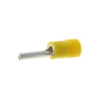 Terminal papuc cu pin din sarma 2.6mm 4/6mm2 crimpat pe cablu galben NINIGI ST-070/Y