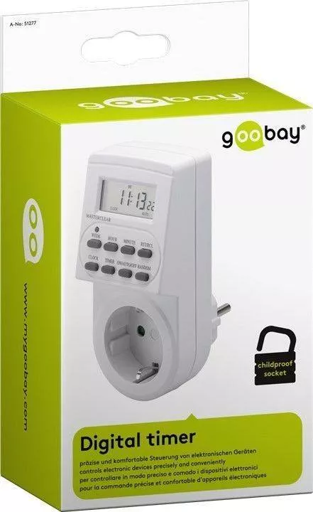 timer-digital-24-7-goobay Timer digital 24/7 Goobay - imagine 1