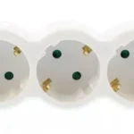 Triplu Stecher cu contact protectie 3x SCHUKO Well 16A 3500W