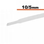 Tub termocontractibil alb 10mm/ 5mm 0.5m