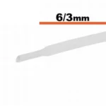 Tub termocontractibil alb 6mm/ 3mm 0.5m