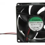 Ventilator 12V 3000RPM 34dB 220mA 80x80x25cm cu 2 fire 1.7W pe lagar Vapo Sunon