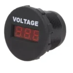 Voltmetru 6-33VDC negru-rosu SCI A25-1-BB3-R