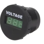 Voltmetru 6-33VDC negru-verde SCI A25-1-BB3-G