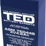 Acumulator 4V 4.6Ah 47x47xh100.6mm AGM Battery TED446F1 TED002853