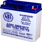 Acumulator AGM VRLA 12V 17Ah plumb acid 181x76x167mm T3 terminal GBS1217T3 TED002679