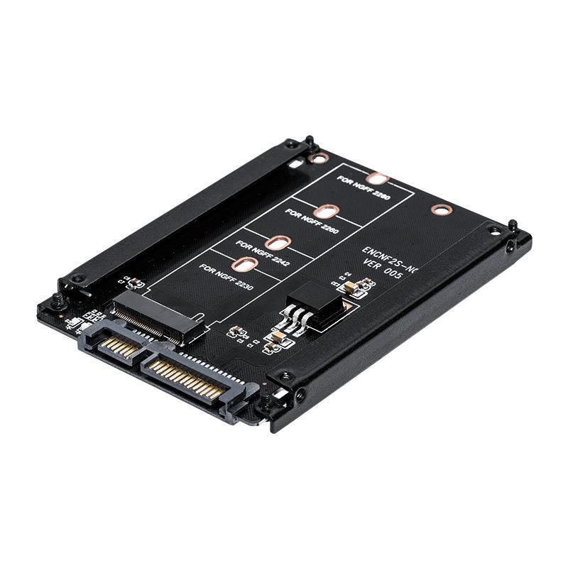 adaptor-m2-sata-1x-slot-negru-orico-s22tm2 Adaptor M.2 - SATA 1x slot negru Orico S22TM2 - imagine 1