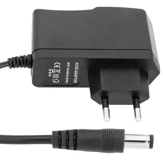 alimentator-ac-dc-100-240v-la-5v-1a-cu-cablu-55x21-mm Alimentator AC/DC 100-240V la 5V 1A cu cablu 5.5x2.1 mm - imagine 1