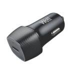 Alimentator bricheta auto 1x USB TYPE C 20W negru Well