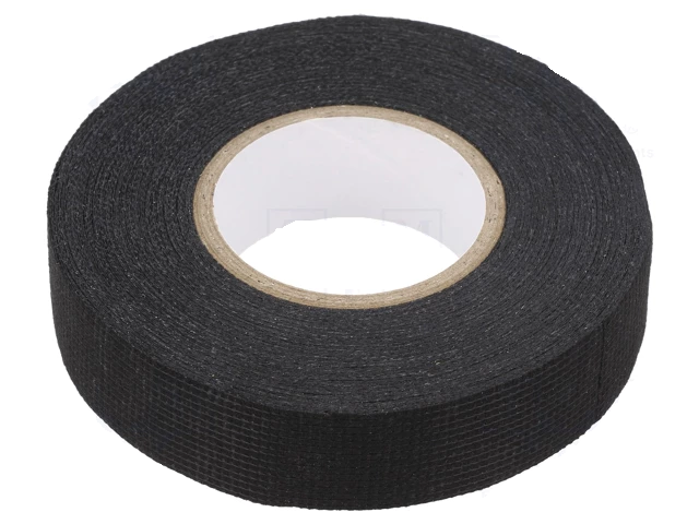 banda-textila-w-19mm-l-15m-thk-013mm-acril-modificat-negru-3730-tkaninowa-parciana-19mm-15m Banda textila W 19mm L 15m Thk 0.13mm acril modificat negru 3730 TKANINOWA PARCIANA 19MM-15M - imagine 1