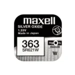 Baterie ceas Maxell SR621W V363 1.55V oxid de argint 1buc